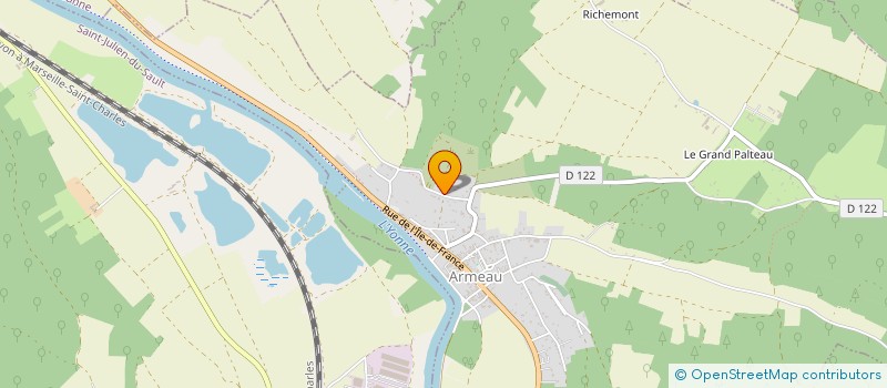 localisation de l'entreprise MADAME ISABELLE DUVIVIER  ARMEAU