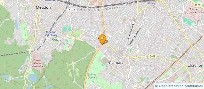 localisation de l'entreprise MADAME ISABELLE DZAMDZIAN à CLAMART
