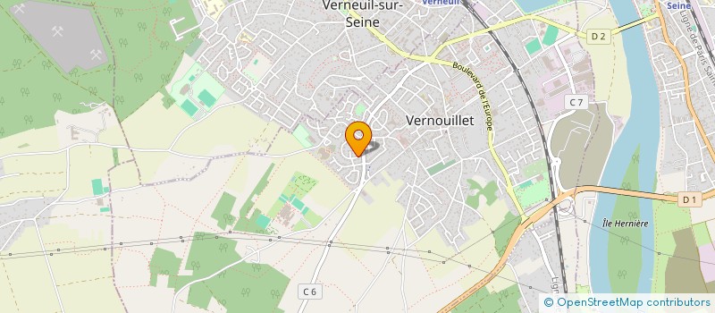 localisation de l'entreprise MADAME ISABELLE EBRARD à VERNOUILLET