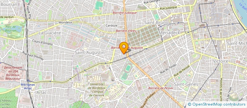 localisation de l'entreprise MADAME ISABELLE ECAROT  BORDEAUX