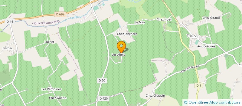 localisation de l'entreprise MADAME ISABELLE ECKERT à LIGNIERES-AMBLEVILLE