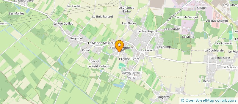 localisation de l'entreprise MADAME ISABELLE EDET à SAVIGNY-EN-VERON