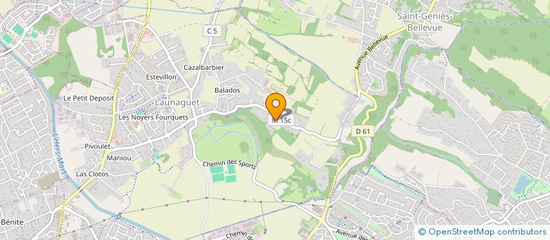 localisation de l'entreprise MADAME ISABELLE EICHAKER  LAUNAGUET