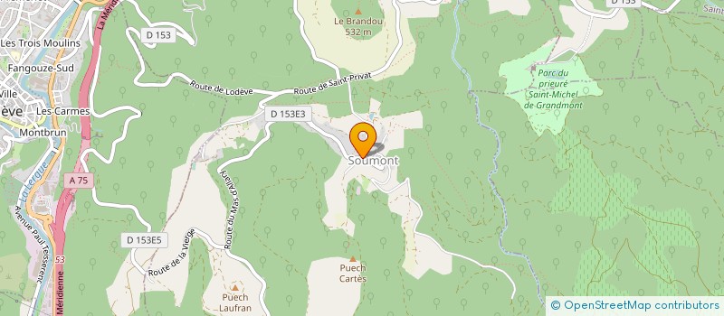 localisation de l'entreprise MADAME ISABELLE EL GHOUL  LODEVE