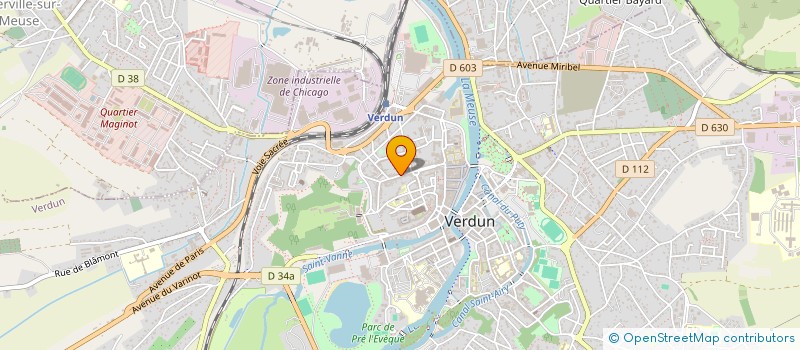 localisation de l'entreprise MADAME ISABELLE EMEGENBIRN à VERDUN