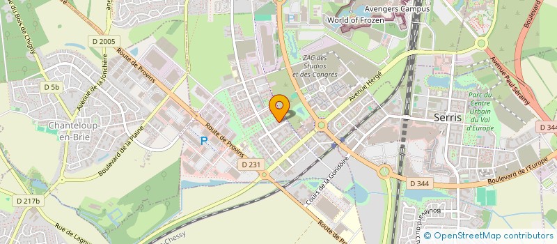 localisation de l'entreprise MADAME ISABELLE ENGELIBERT  MONTEVRAIN