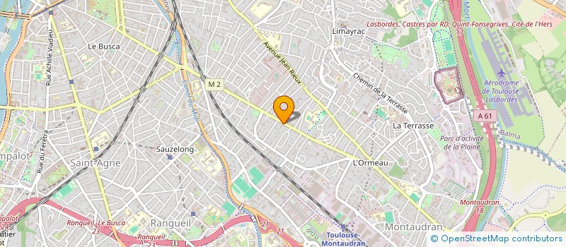 localisation de l'entreprise MADAME ISABELLE ENJALBERT à TOULOUSE