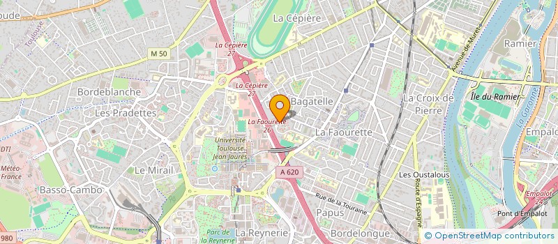localisation de l'entreprise MADAME ISABELLE ESCAFIT  TOULOUSE