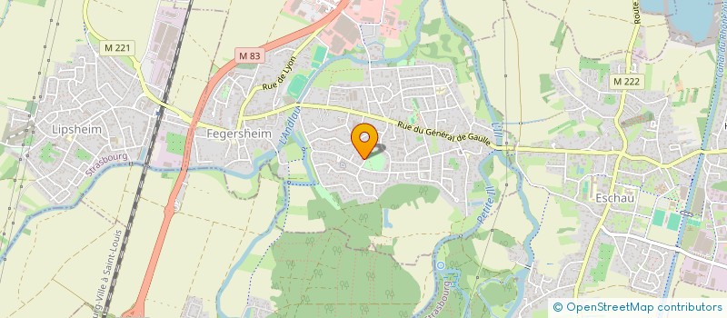 localisation de l'entreprise MADAME ISABELLE ESCHBACH  FEGERSHEIM