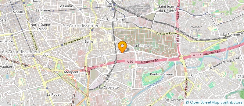 localisation de l'entreprise MADAME ISABELLE ESCRIHUELA  MARSEILLE