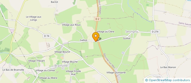 localisation de l'entreprise MADAME ISABELLE ESMERIZ DE ARAUJO  GOUVILLE-SUR-MER