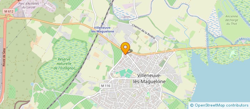 localisation de l'entreprise MADAME ISABELLE ESPERCE  VILLENEUVE-LES-MAGUELONE