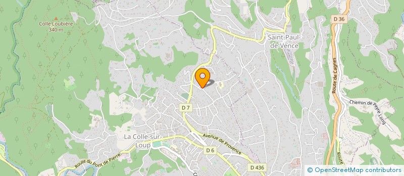 localisation de l'entreprise MADAME ISABELLE ESTACHY à LA COLLE-SUR-LOUP