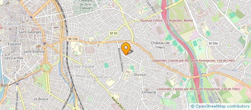 localisation de l'entreprise MADAME ISABELLE ESTADAS à TOULOUSE