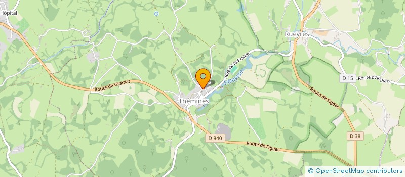 localisation de l'entreprise MADAME ISABELLE ESTEBAN  THEMINES