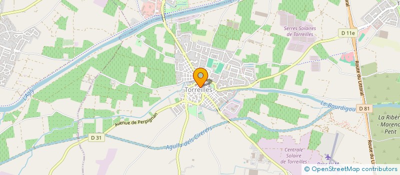 localisation de l'entreprise MADAME ISABELLE ESTEVE  TORREILLES