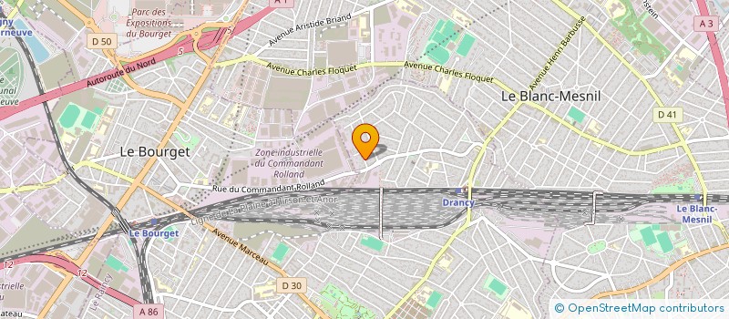 localisation de l'entreprise MADAME ISABELLE ESTEVES à DRANCY