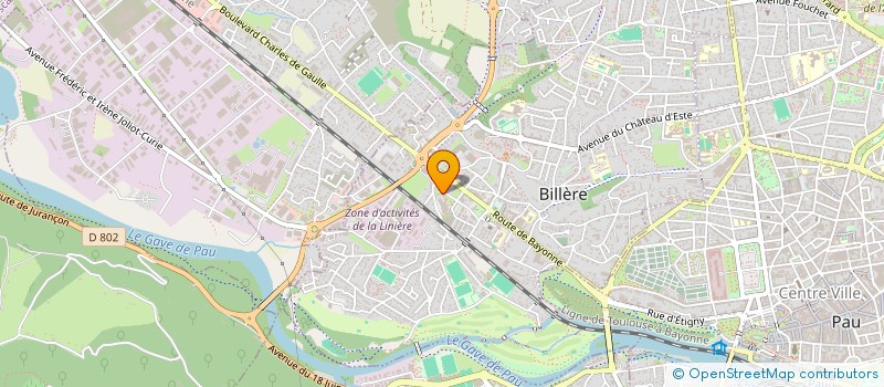 localisation de l'entreprise MADAME ISABELLE ETESSE  BILLERE