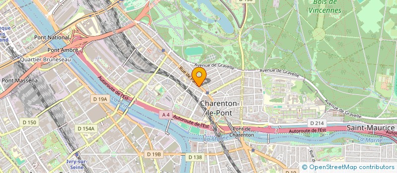 localisation de l'entreprise MADAME ISABELLE ETIENNE  CHARENTON-LE-PONT