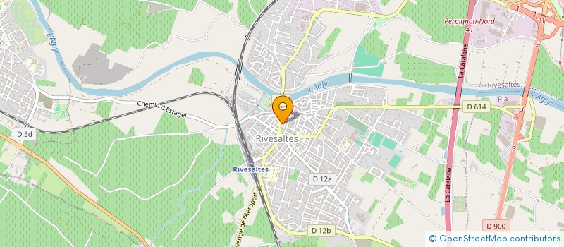 localisation de l'entreprise MADAME ISABELLE ETIENNE  RIVESALTES