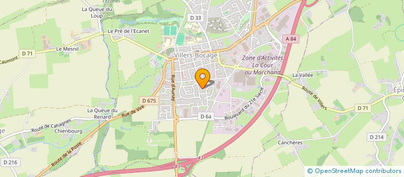 localisation de l'entreprise MADAME ISABELLE EUDINE  VILLERS-BOCAGE