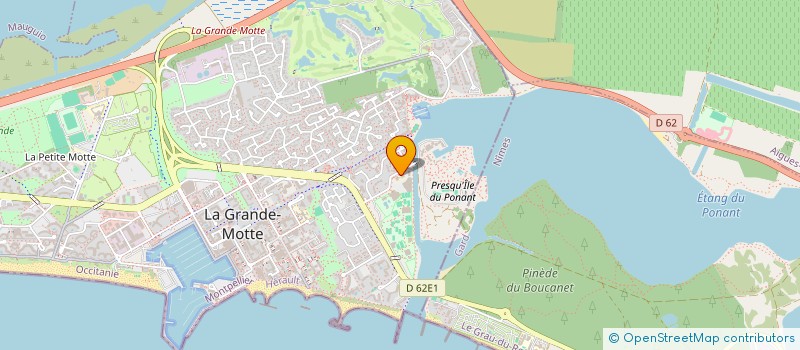 localisation de l'entreprise MADAME ISABELLE EXERTIER  LA GRANDE-MOTTE