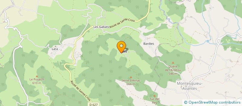 localisation de l'entreprise MADAME ISABELLE EYCHENNE à MONTJOIE-EN-COUSERANS