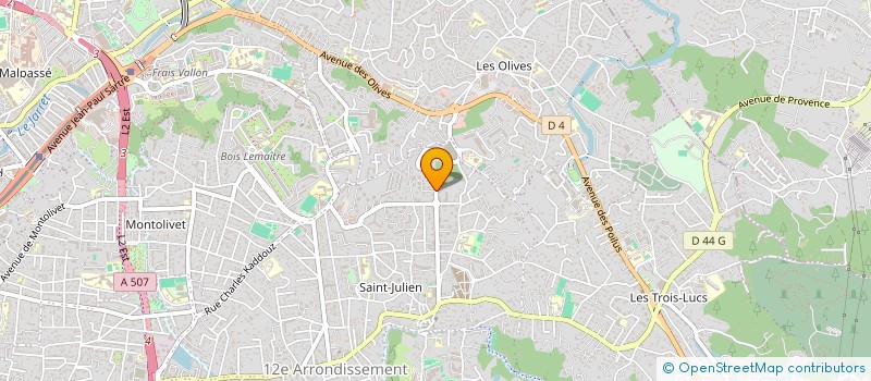 localisation de l'entreprise MADAME ISABELLE EYRIES à MARSEILLE