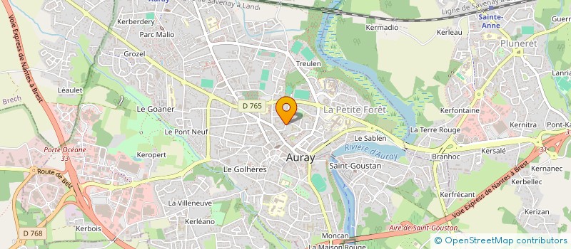 localisation de l'entreprise MADAME ISABELLE EZAN à AURAY