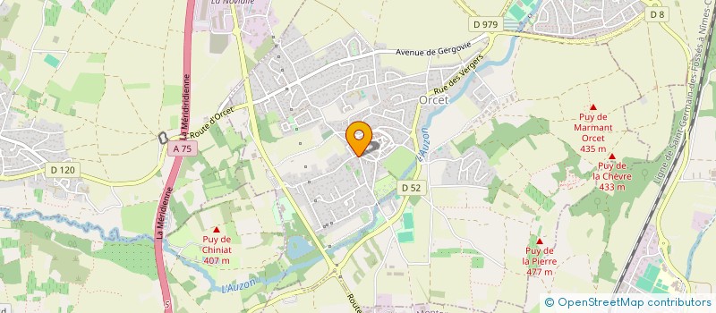 localisation de l'entreprise MADAME ISABELLE FABRE  ORCET