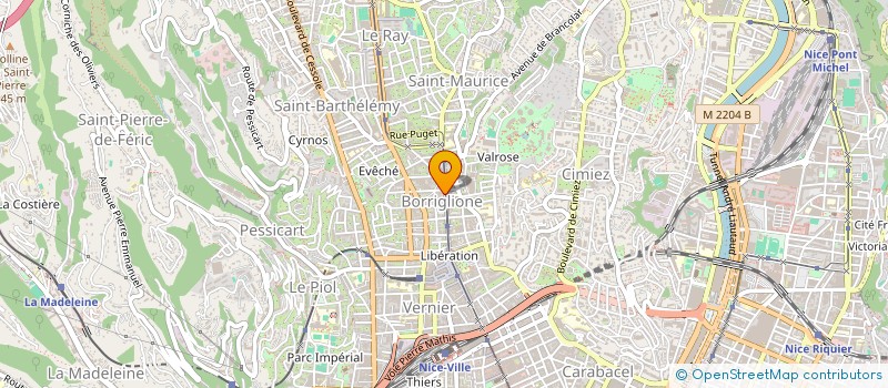 localisation de l'entreprise MADAME ISABELLE FABRIZI à NICE