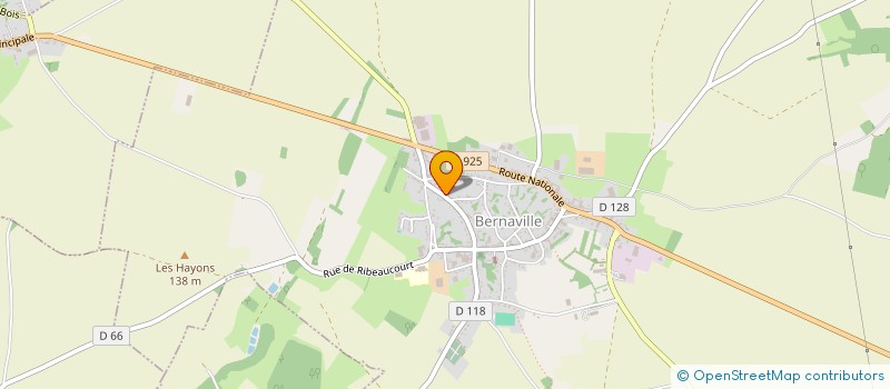 localisation de l'entreprise MADAME ISABELLE FACHE  BERNAVILLE