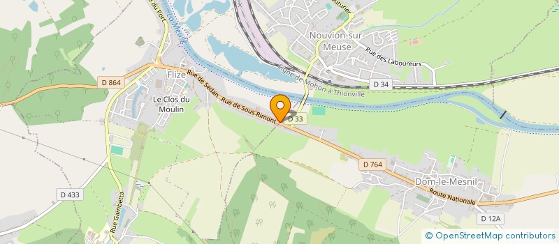 localisation de l'entreprise MADAME ISABELLE FAGOT  FLIZE