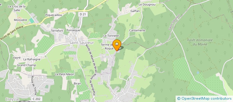localisation de l'entreprise MADAME ISABELLE FAIDHERBE à SAINT-SAUVEUR