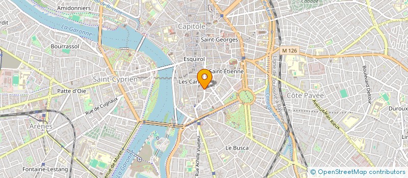 localisation de l'entreprise MADAME ISABELLE FAIVRE  TOULOUSE