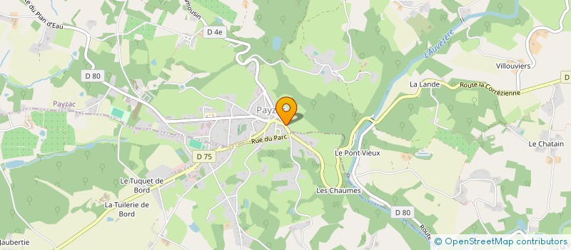 localisation de l'entreprise MADAME ISABELLE FAIVRE  PAYZAC