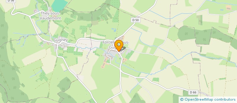 localisation de l'entreprise MADAME ISABELLE FAIVRE-PICON  FORCELLES-SOUS-GUGNEY