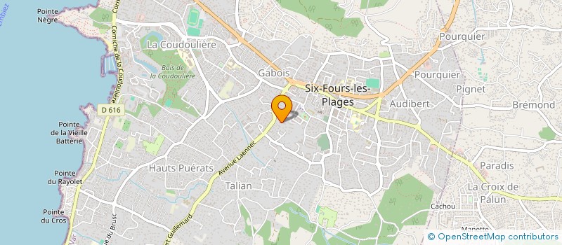 localisation de l'entreprise MADAME ISABELLE FALZON à SIX-FOURS-LES-PLAGES