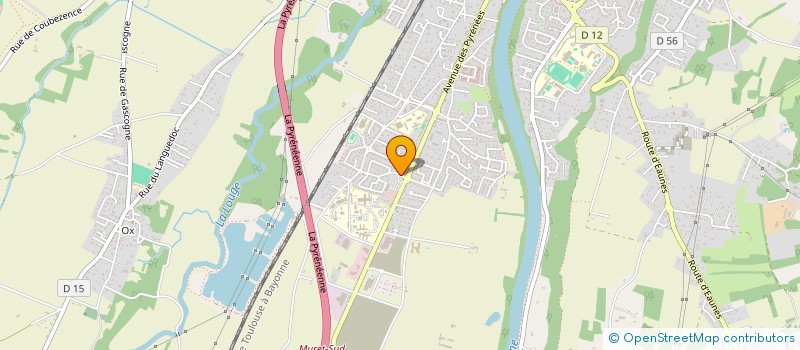 localisation de l'entreprise MADAME ISABELLE FAMIN  MURET