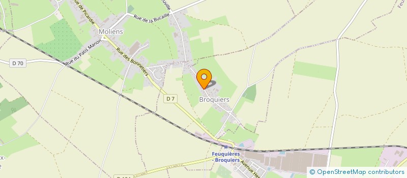 localisation de l'entreprise MADAME ISABELLE FARINA  BROQUIERS