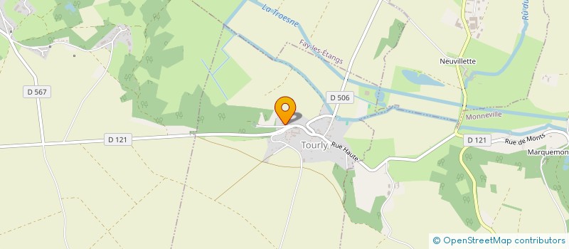 localisation de l'entreprise MADAME ISABELLE FAUCHE  TOURLY