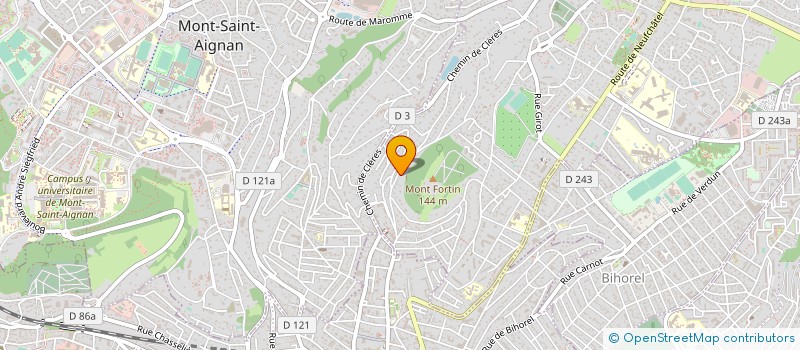 localisation de l'entreprise MADAME ISABELLE FAURE à BOIS-GUILLAUME