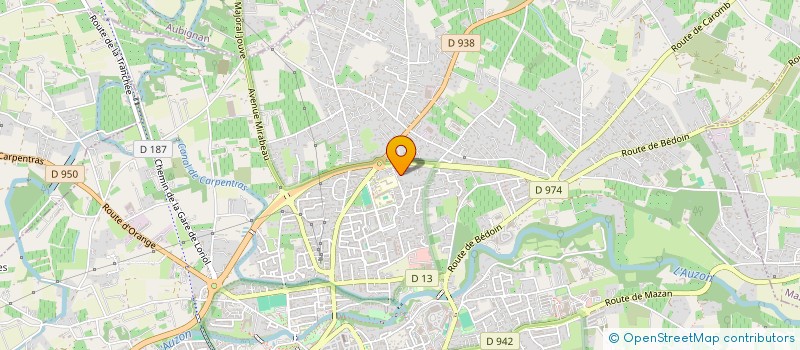 localisation de l'entreprise MADAME ISABELLE FAURE à CARPENTRAS