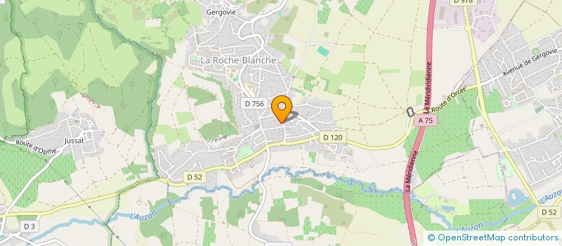 localisation de l'entreprise MADAME ISABELLE FAURE  LA ROCHE-BLANCHE