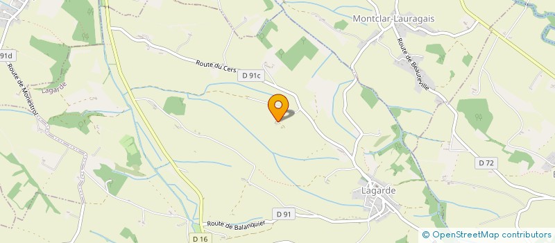 localisation de l'entreprise MADAME ISABELLE FAURE  LAGARDE