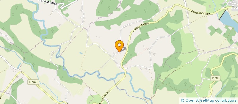 localisation de l'entreprise MADAME ISABELLE FAVENTIN  ARZACQ-ARRAZIGUET