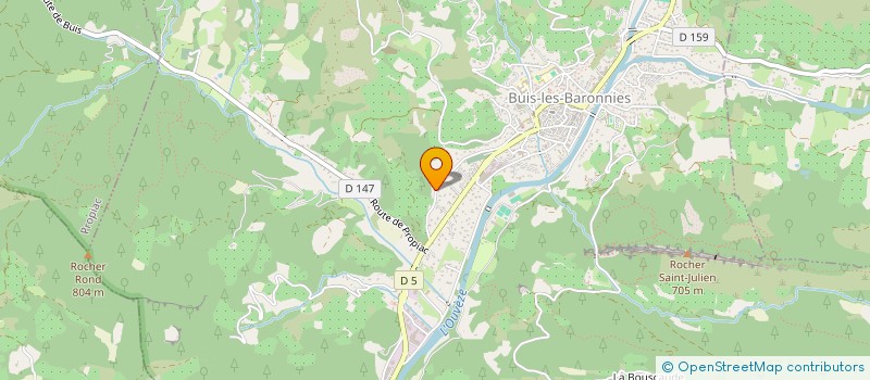 localisation de l'entreprise MADAME ISABELLE FAYS à BUIS-LES-BARONNIES