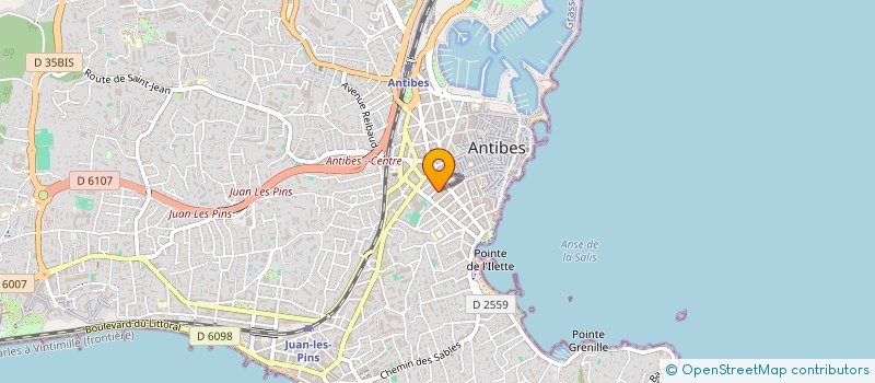 localisation de l'entreprise MADAME ISABELLE FEDELER à ANTIBES