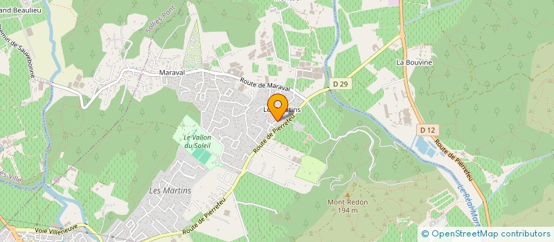 localisation de l'entreprise MADAME ISABELLE FEIX  LA CRAU