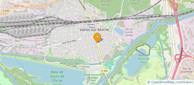 localisation de l'entreprise MADAME ISABELLE FELGINES  VAIRES-SUR-MARNE